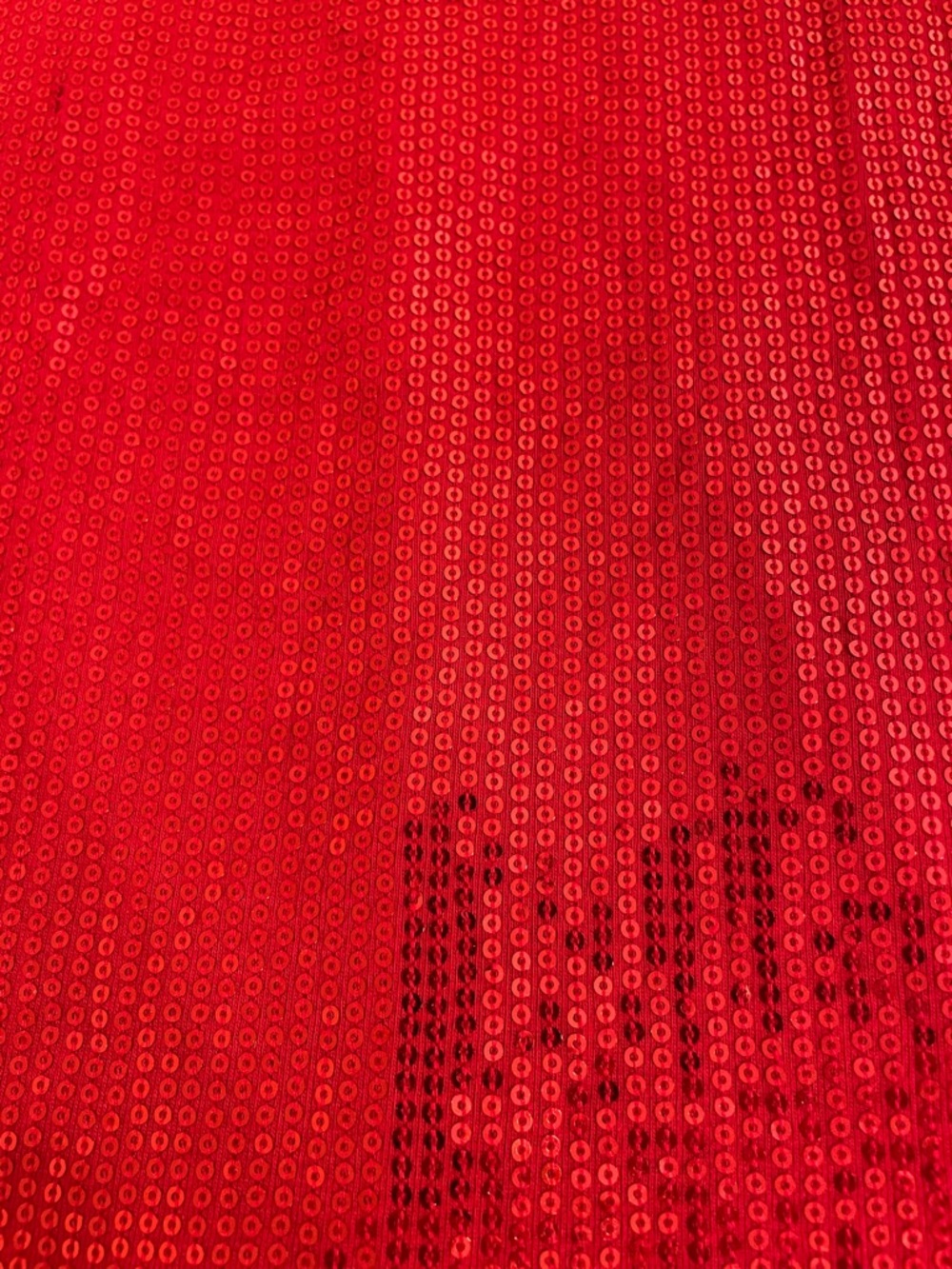 Express Red Sequin Tank Top - Picture 2 of 6